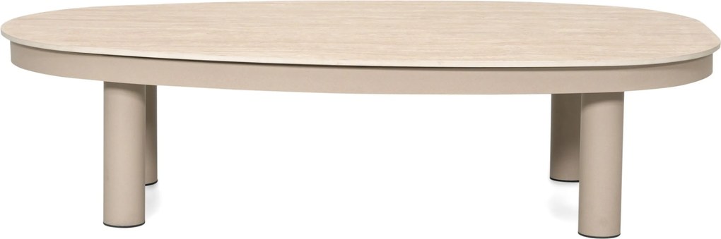 Stoel en Bank Loungeset 5 personen Aluminium Zand/Beige  Lifestyle Garden Furniture Organio/Mira