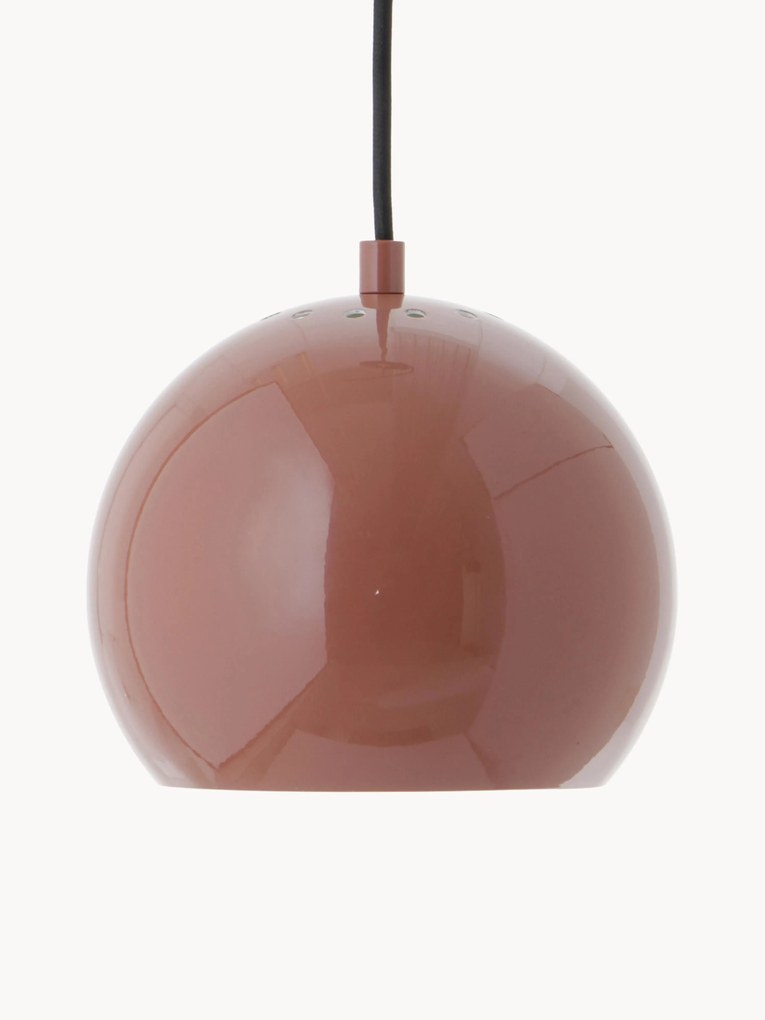 Kleine bolvormige hanglamp Ballbraun