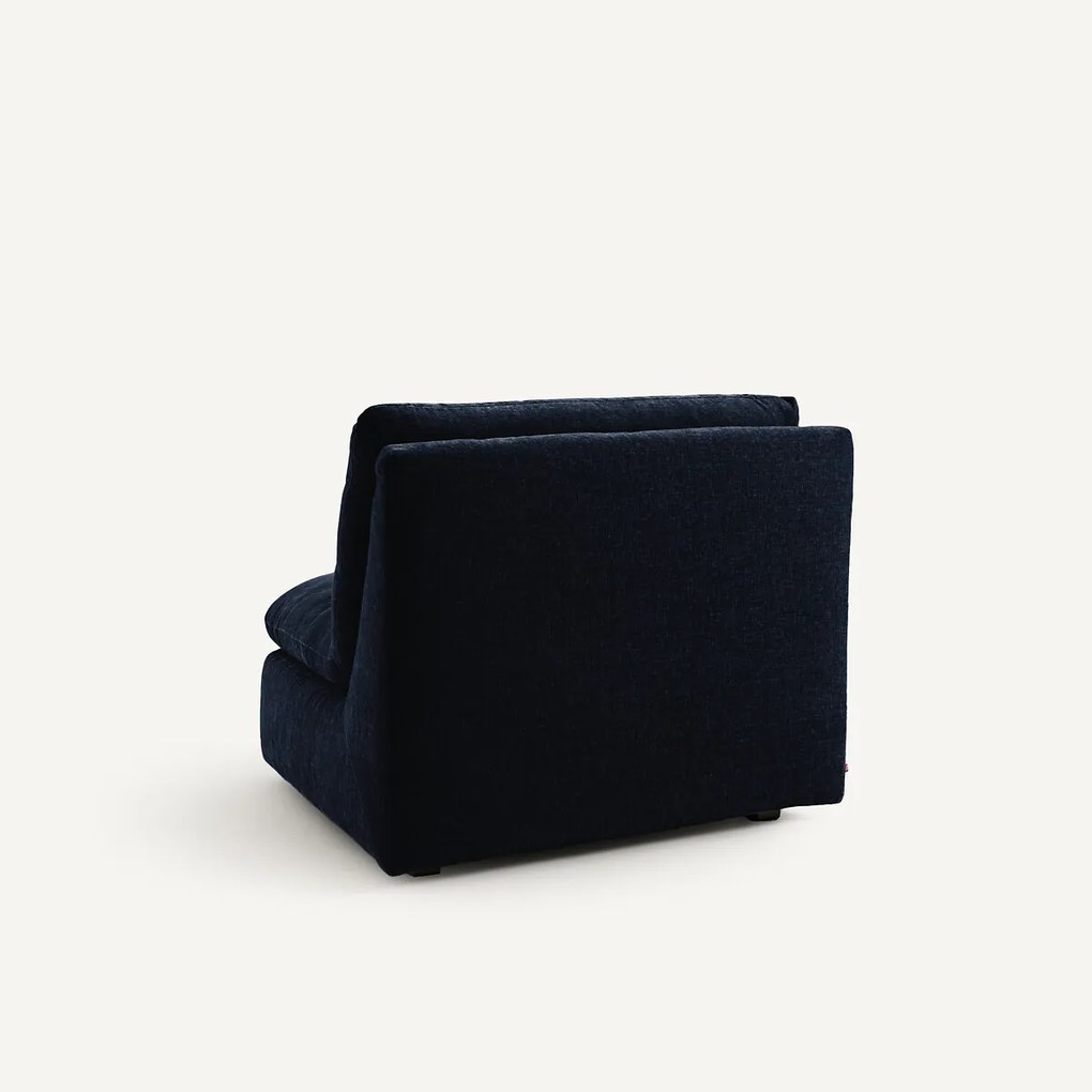 Modulaire hoekzetel in chenille fluweel, Giuliano