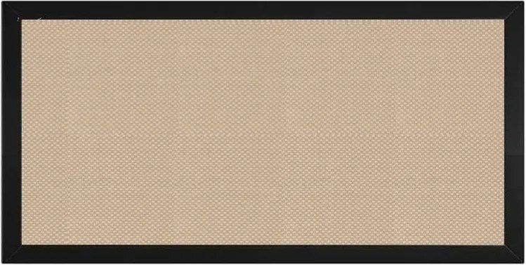 Schutting Sereno Textileen Sahara Weave - Zwart aluminium kader (180 x 90 cm)
