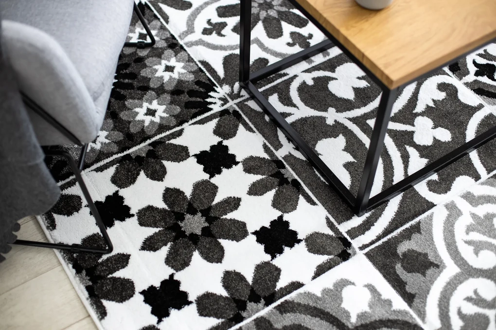 Tapijt ALTER Porto Bloemen , grijskleuring