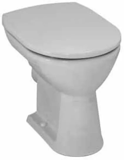 Laufen Pro staand closet 47x36x40cm vlakspoel afvoer PK 2 x 2 schroefgaten keramiek wit h8219580002041