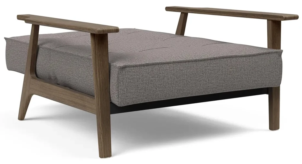 Innovation Living Splitback Frej Smoked Fauteuil Met Gerookt Eiken Armleuningen