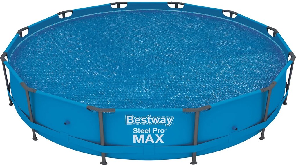 Bestway drijvende solar cover/afdekzeil - rond - Diameter 356 cm
