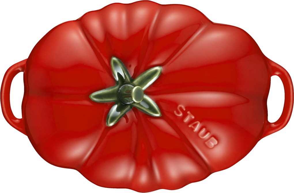Staub Ceramique Cocotte 16 cm / 500 ml, Tomaat, Kersenrood - Ceramique - Staub