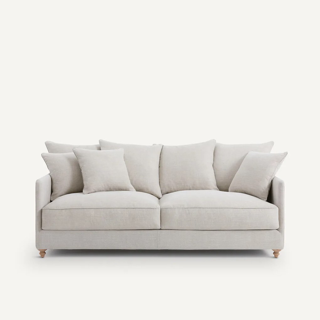 3-zits bank, omvormbaar, in katoen en linnen, Lazare