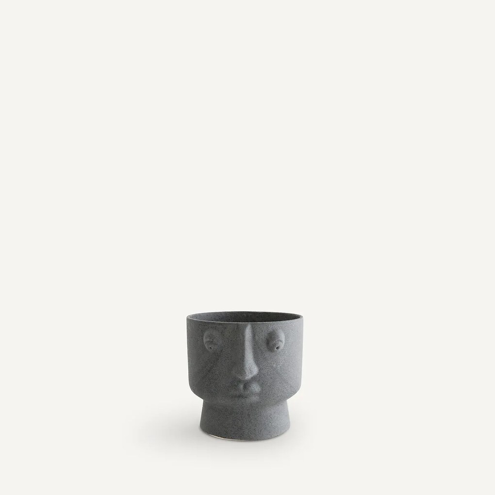 Geglazuurde keramische bloempot, H24cm, Lesego