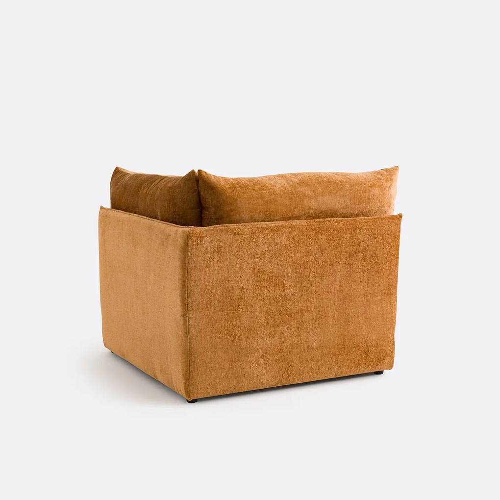 Modulaire hoekzetel, in structuurfluweel, Malo