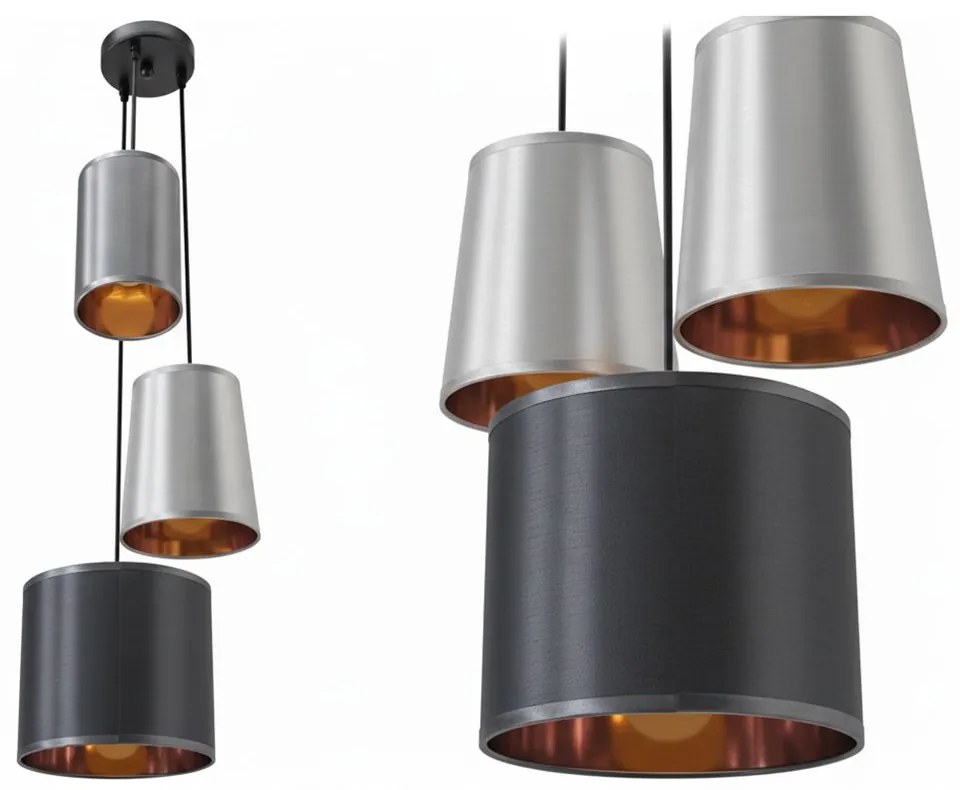 Moderne plafondlamp APP971-3cp Mix van kleuren