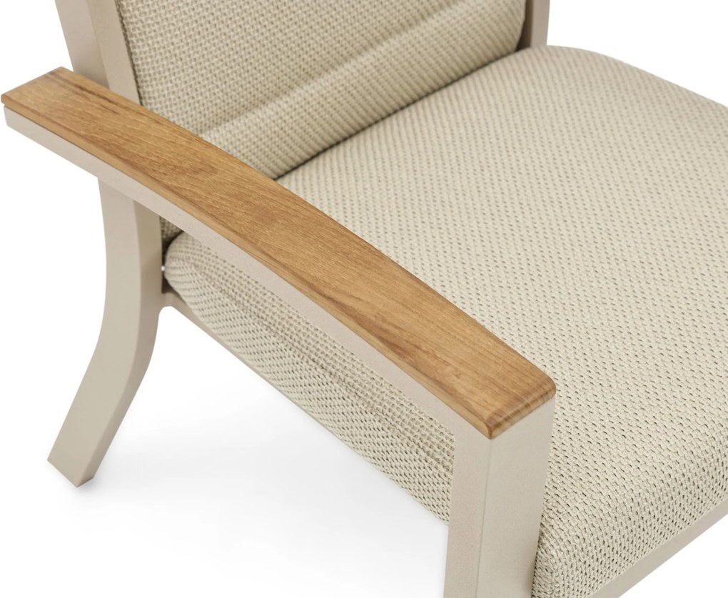 Tuinstoel Aluminium Zand/Beige Osmen Midura