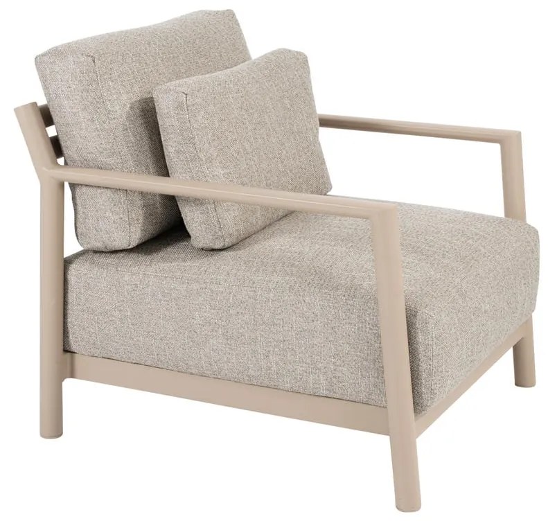 4 Seasons Outdoor Mykonos loungestoel Loungestoel   beige weerbestendig
