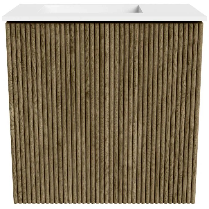 Mondiaz Joya 40cm toiletmeubel dusk met wastafel faye links 1 kraangat talc