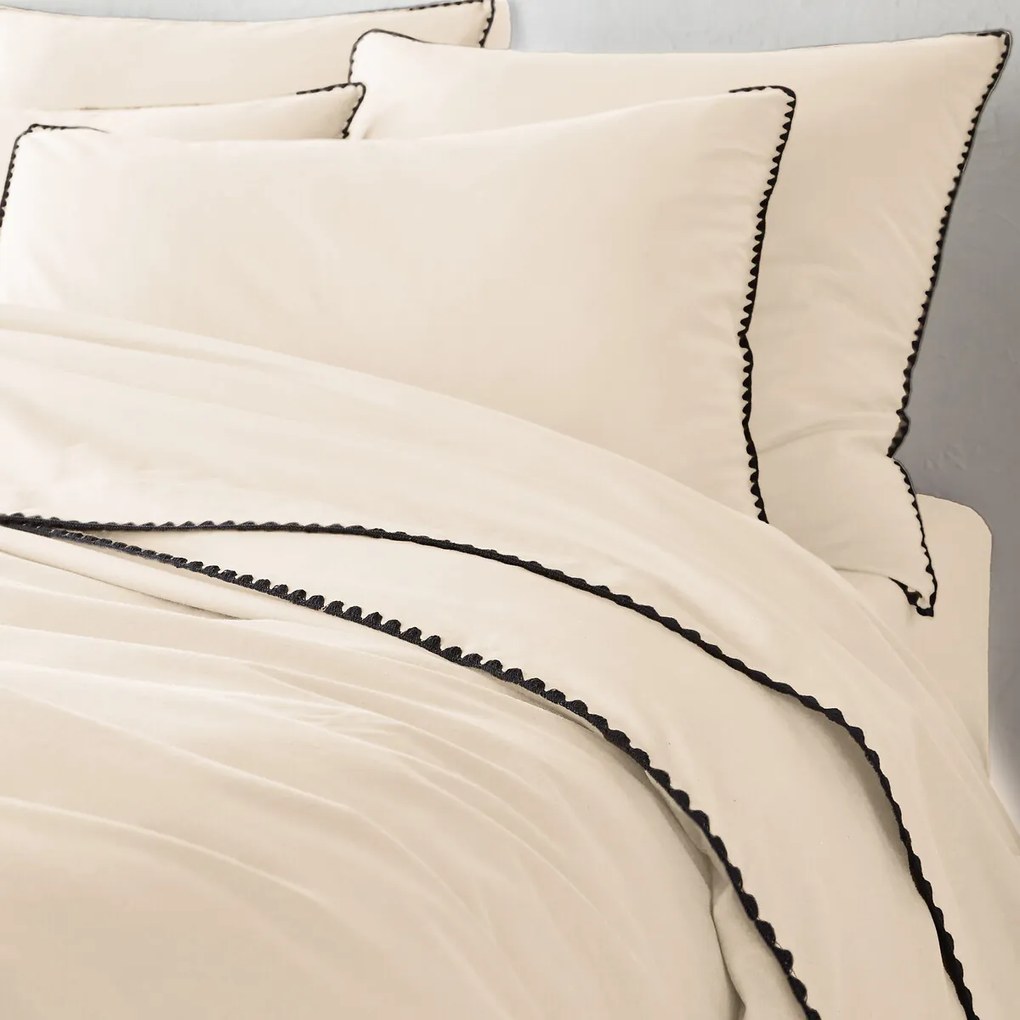 Kussensloop in gewassen katoen, Merida