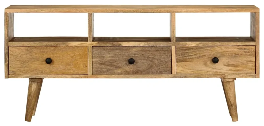 vidaXL Tv-meubel 110x36x50 cm massief mangohout