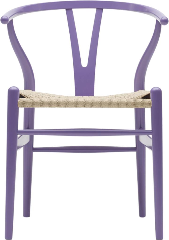 Carl Hansen & Son CH24 Wishbone stoel Colours Natural Lavender Purple