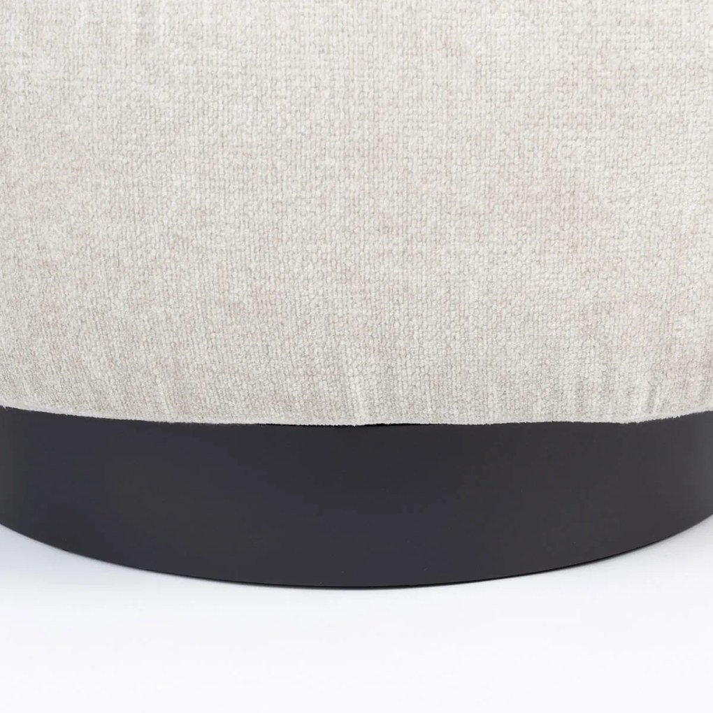 Zuiver Eden Sand Ronde Fauteuil Draaibaar Zandkleur