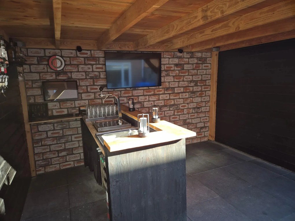 3D XL Wandpaneel Frog Steen Antique 128x60x2.7cm