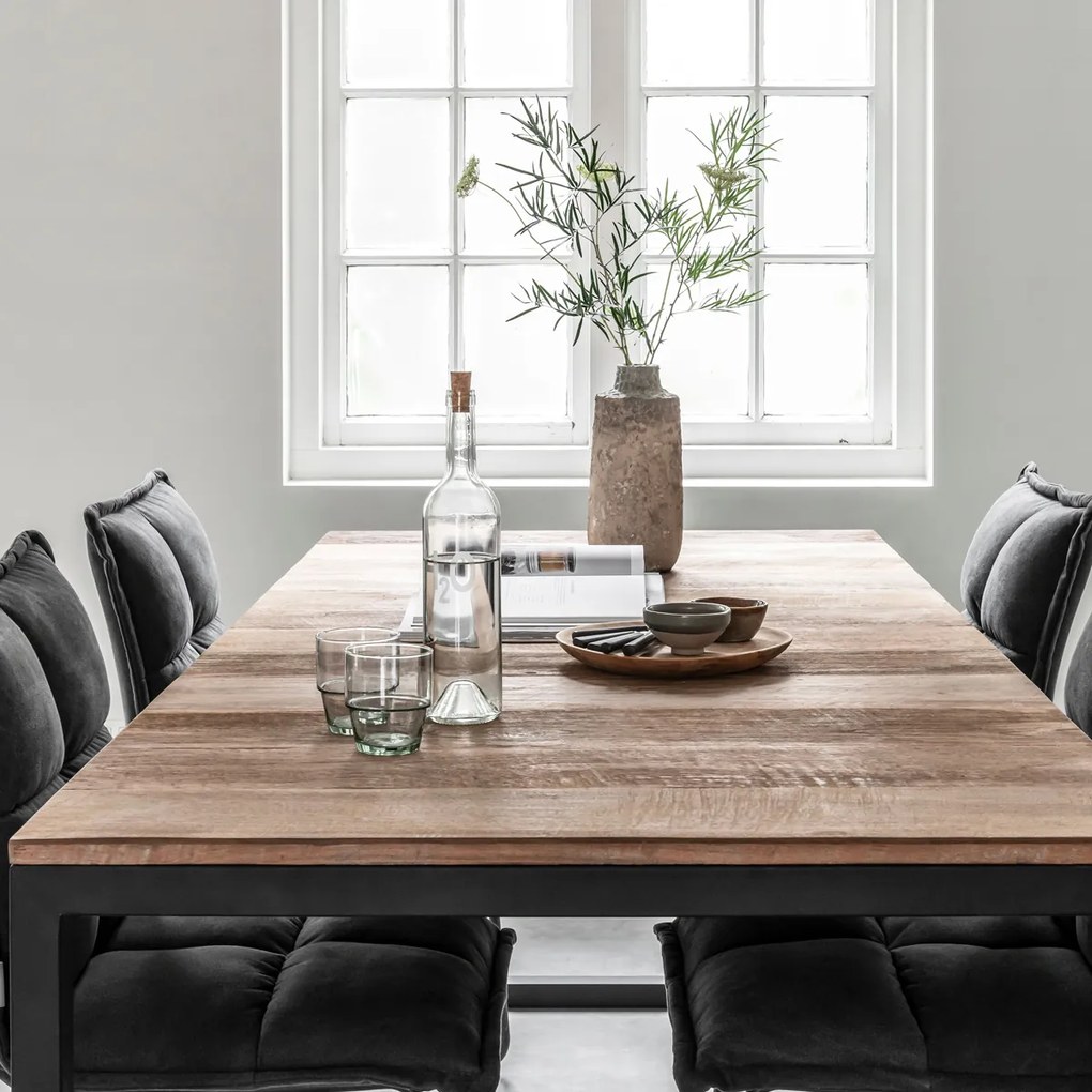 Must Living Elemental Teakhouten Eettafel 160 X 90 Cm - 160 X 90cm.