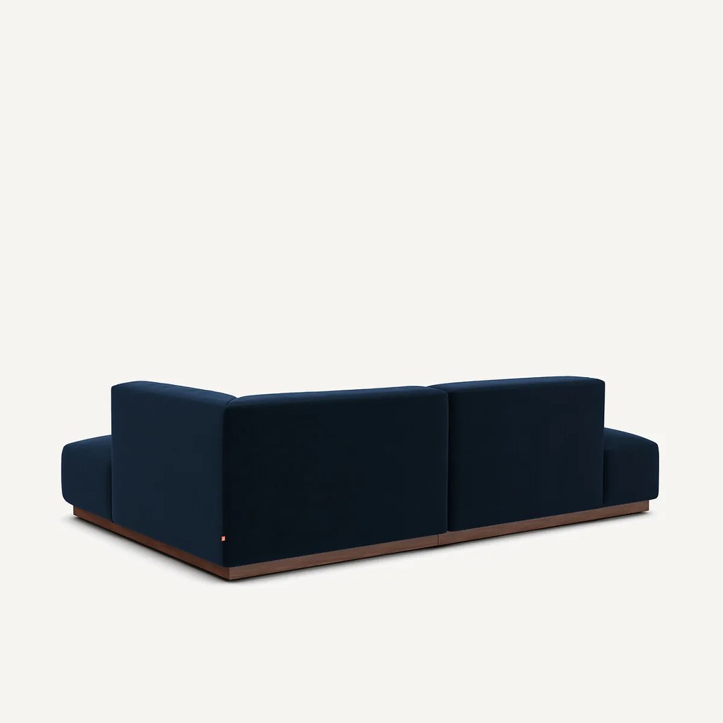 Rechter hoekbank in fluweel, Jacopo