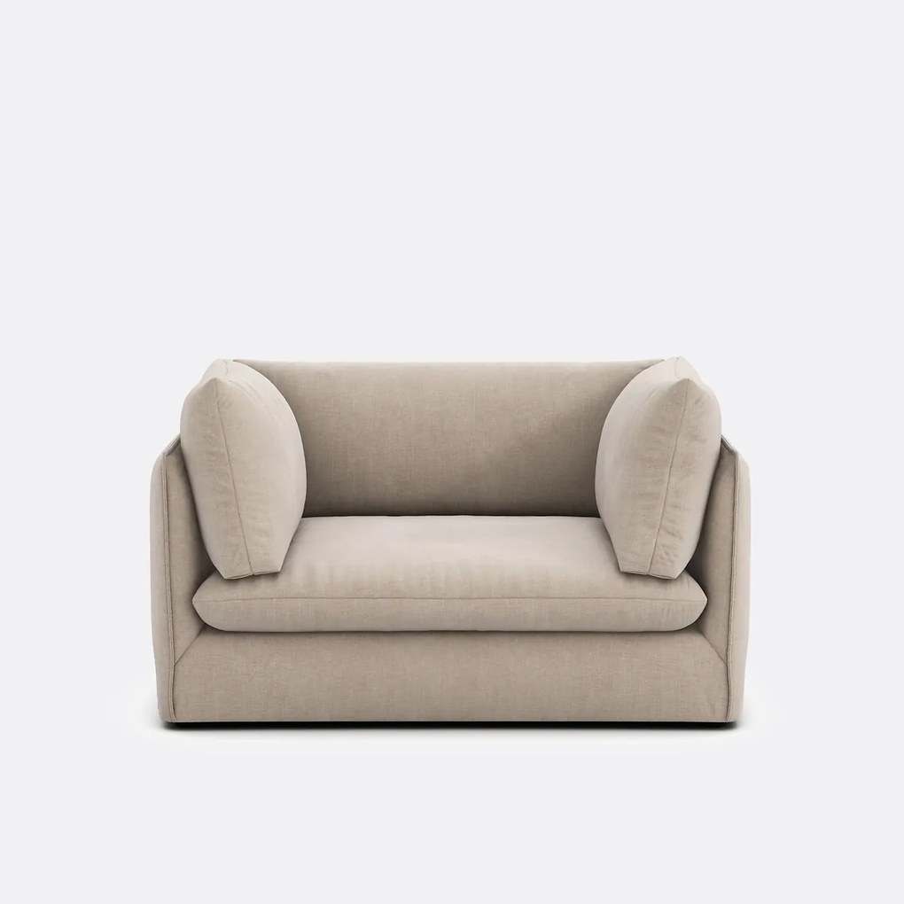XL fauteuil in structuurstof, Malo