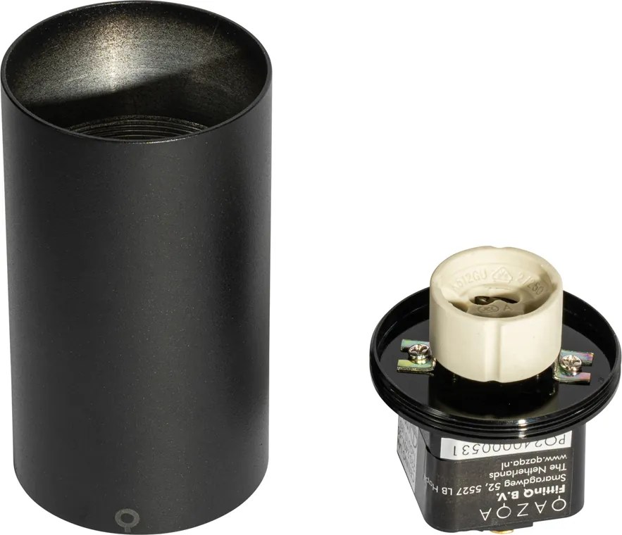 Moderne spot zwart voor railsysteem 1-fase GU10 35mm - Iconic Ruby Honey