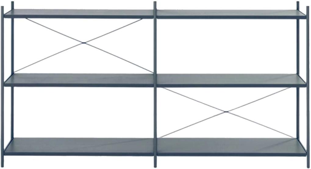 Ferm Living Punctual shelving system stellingkast 2x3 donkerblauw