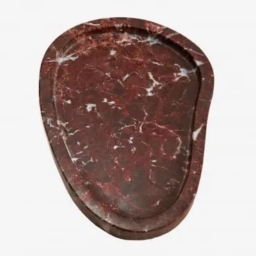 Orivando Marmeren Decoratieve Tray Rood Marmer Chigan & ↔︎ 20 Cm - Sklum