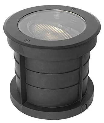 Buiten grondspot zwart AR111 verstelbaar IP65 - Delux Honey Modern GU10 IP65 Buitenverlichting