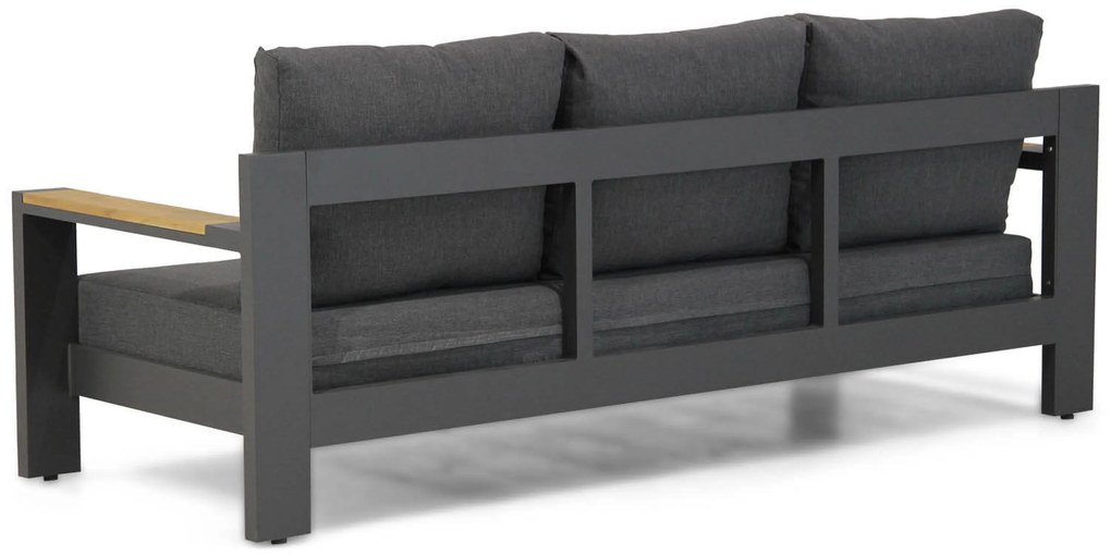 Stoel en Bank Loungeset 5 personen Aluminium Grijs Lifestyle Garden Furniture Milano