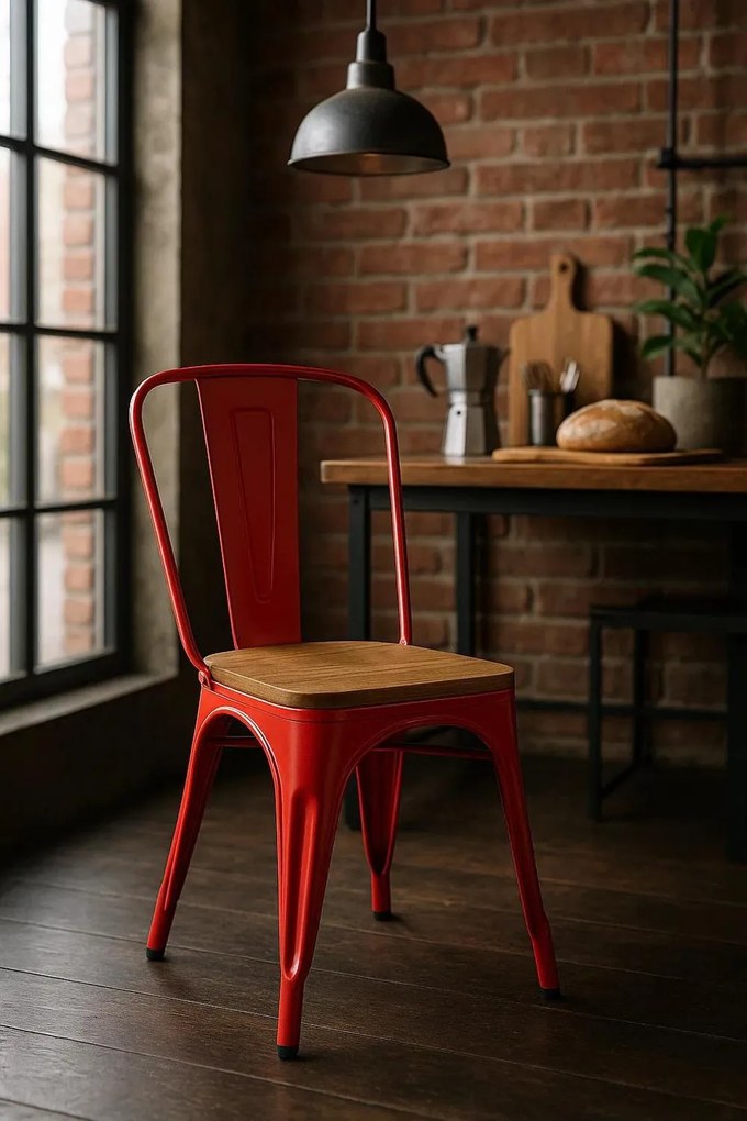 Torix Stoel Natuurlijk Hout