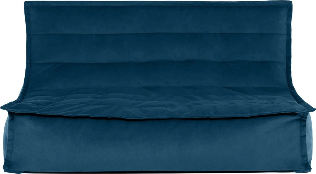Cloudy Velvet Zitzak - Inktblauw