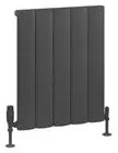 Eastbrook Tordino radiator 45x60cm aluminium 520W antraciet