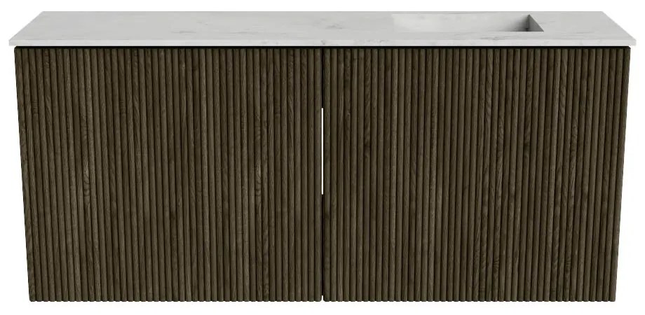 Mondiaz Joya DLux 90cm toiletmeubel shadow met wastafel faye rechts 1 kraangat opalo