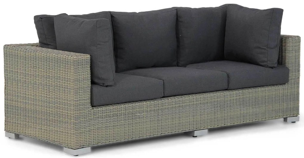 Stoel en Bank Loungeset 5 personen Wicker Taupe  Garden Collections Toronto/Brighton