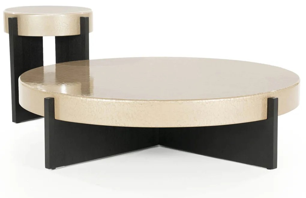 Eleonora Juliet Luxe Salontafel Rond Groot Beige - 110 X 110cm.