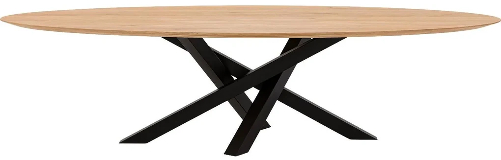 Goossens Excellent Eettafel Mente, Ovaal 300 x 130 cm