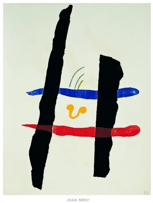 Kunstdruk À toute épreuve - Foolproof, Joan Miró