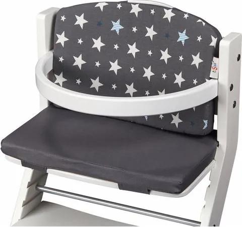 tiSsi® zitkussen voor kinderstoel, »Grijze sterren«