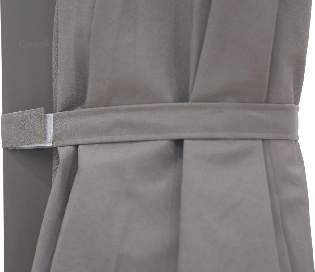 Zweefparasol 3.5m S2 Excellent (incl. voet en hoes) Taupe-naturel-bruin Camello Luna