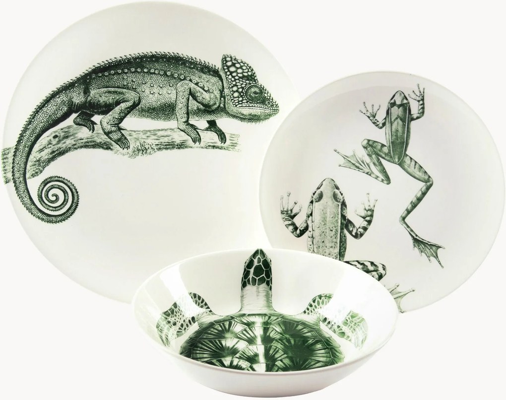 Serviesset Faune & Flore, 3-delig