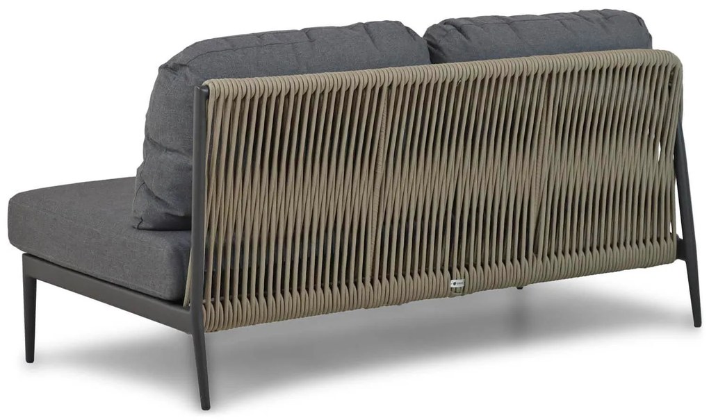 Hoek loungeset 5 personen Aluminium/Rope Grijs  Coco Romeo/Riviera