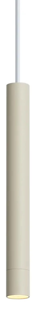 Moderne hanglamp beige met wit voor railsysteem 1-fase - Iconic Frini