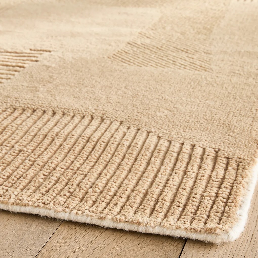 Handgeknoopt wollen vloerkleed, TWEEDY