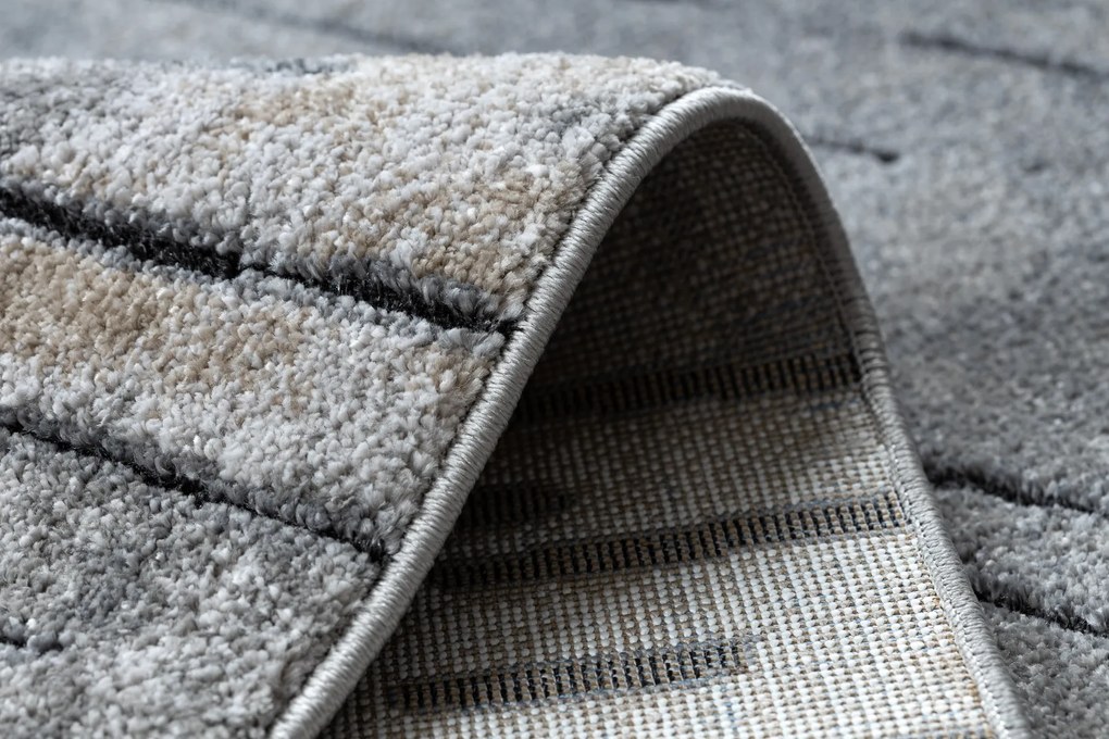 Tapijt modern COZY 8876 Rio - Structureel, twee poolhoogte , grijskleuring