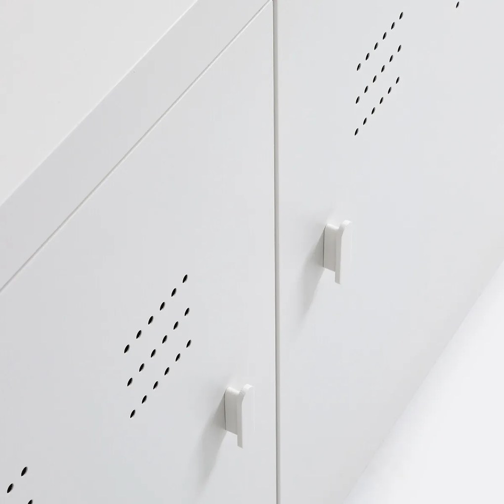 3-deurs buffetkast van metaal, Livona