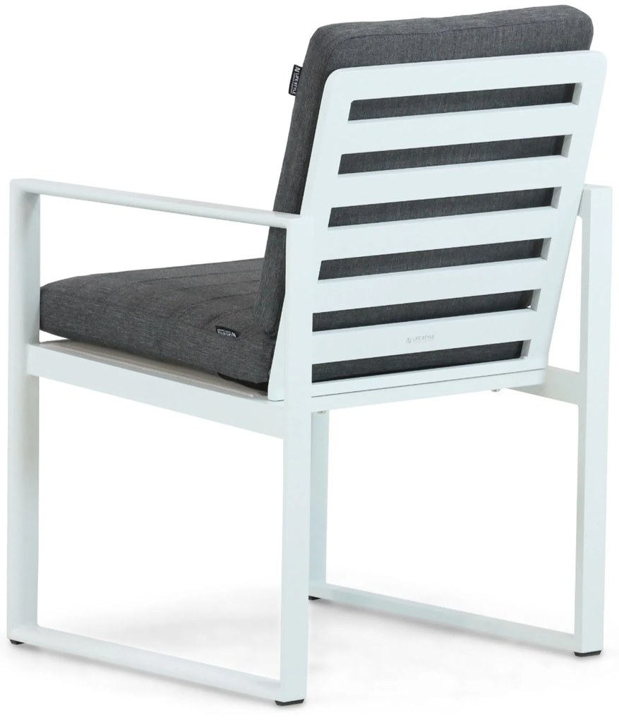 Tuinstoel Aluminium Wit Lifestyle Garden Furniture Nuno