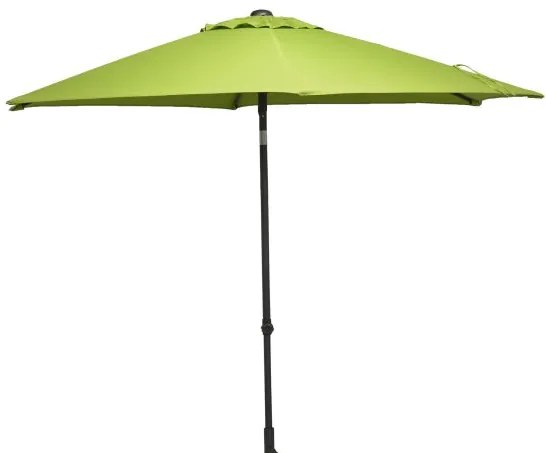 4 Seasons outdoor | Push up Ø 300 cm groen  Parasol     weerbestendig