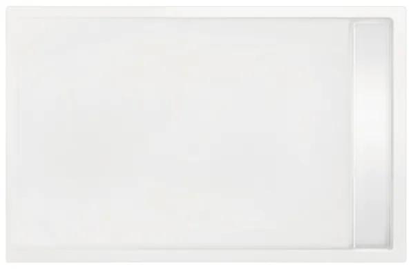 Xenz easy tray douchevloer 110x80x5cm rechthoek acryl wit 6953-01