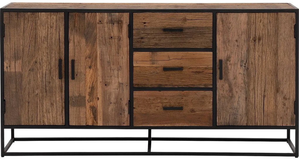 Goossens Eco Dressoir Otik, 3 deuren 3 laden