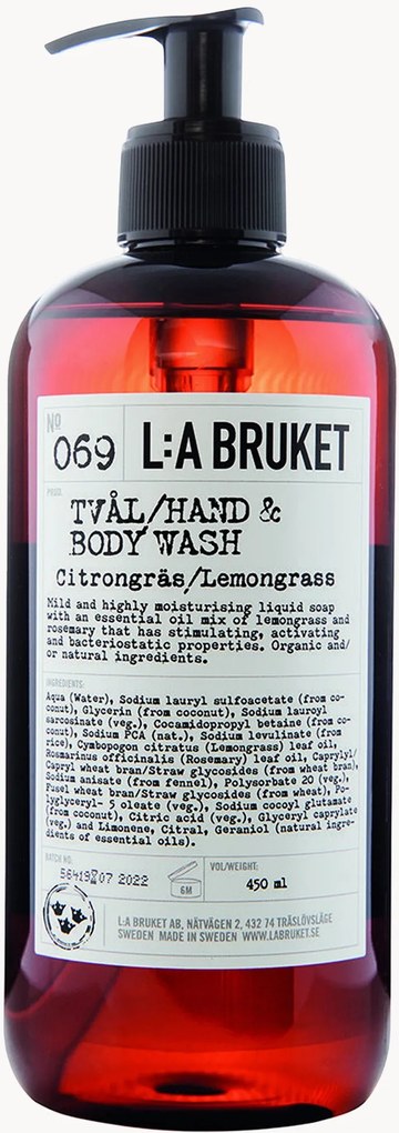 Hand- en lichaamszeep (citroengras)